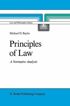 Principles of Law (eBook, PDF) - Bayles, M. E.
