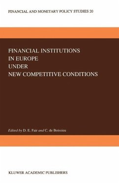 Cover Financial Institutions in Europe under New Competitive Conditions (eBook, PDF)