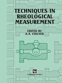 Techniques in Rheological Measurement (eBook, PDF)