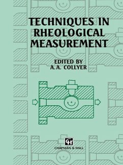 Cover Techniques in Rheological Measurement (eBook, PDF)
