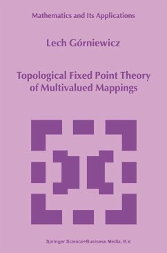 Cover Topological Fixed Point Theory of Multivalued Mappings (eBook, PDF)