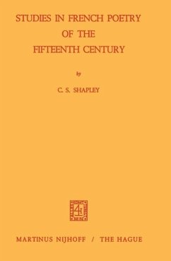 Studies in French Poetry of the Fifteenth Century (eBook, PDF) - Shapley, C. S.