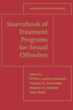 Sourcebook of Treatment Programs for Sexual Offenders (eBook, PDF)