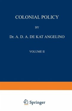 Colonial Policy (eBook, PDF) - Kat Angelino, A. D. A.