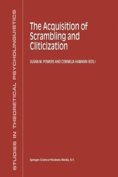The Acquisition of Scrambling and Cliticization (eBook, PDF)
