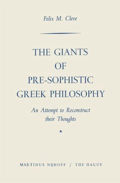 Cover The Giants of Pre-Sophistic Greek Philosophy (eBook, PDF)