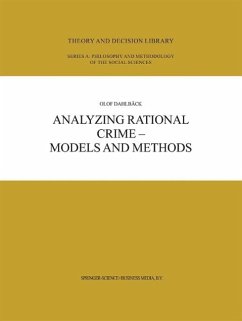 Cover Analyzing Rational Crime - Models and Methods (eBook, PDF)