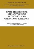 Game Theoretical Applications to Economics and Operations Research (eBook, PDF)