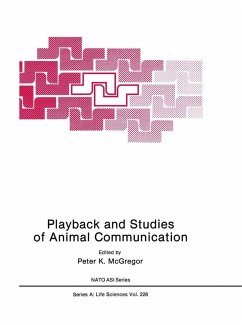Playback and Studies of Animal Communication (eBook, PDF)