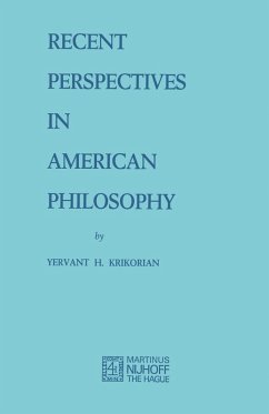 Recent Perspectives in American Philosophy (eBook, PDF) - Krikorian, Y. H.