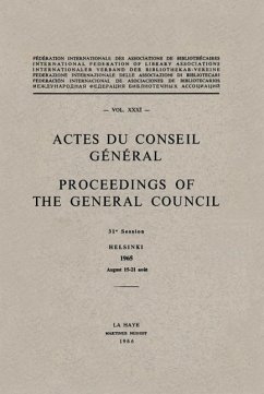 Actes du Conseil Général Proceedings of the General Council (eBook, PDF) - Thompson, M. Anthony