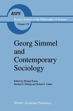 Georg Simmel and Contemporary Sociology (eBook, PDF)