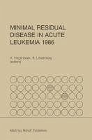 Minimal Residual Disease in Acute Leukemia 1986 (eBook, PDF)