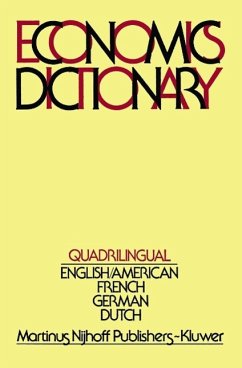 Cover Quadrilingual Economics Dictionary (eBook, PDF)