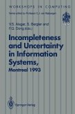 Incompleteness and Uncertainty in Information Systems (eBook, PDF)