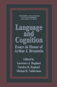 Language and Cognition (eBook, PDF) - Raphael, Lawrence J.