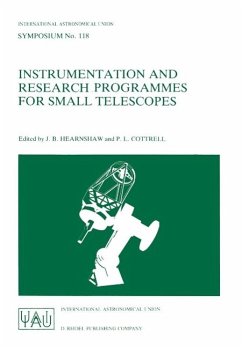 Instrumentation and Research Programmes for Small Telescopes (eBook, PDF)