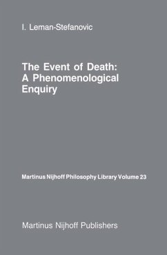 The Event of Death: a Phenomenological Enquiry (eBook, PDF) - Leman-Stefanovic, I.