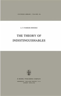 The Theory of Indistinguishables (eBook, PDF) - Parker-Rhodes, A. F.