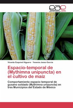 Espacio-temporal de (Mythimna unipuncta) en el cultivo de maíz