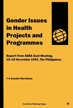 Cover Gender Issues In Health Projects and Programmes (eBook, PDF)