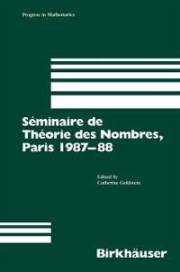 Séminaire de Théorie des Nombres, Paris 1987-88 (eBook, PDF) - Goldstein
