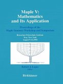 Maple V: Mathematics and its Applications (eBook, PDF)