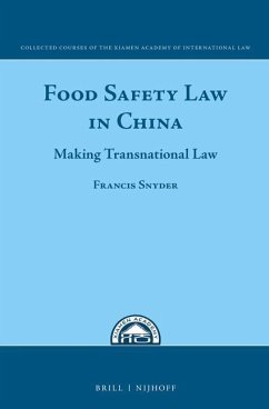 Food Safety Law in China - Snyder, Francis