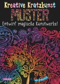 Muster: Set mit 10 Kratzbildern, Anleitungsbuch und Holzstift / Kreative Kratzkunst Bd.3