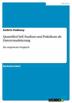 Cover Quantified Self. Studium und Praktikum als Datenvisualisierung