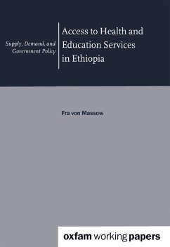 Access to Health and Education Services in Ethiopia (eBook, PDF) - Massow, Fra von