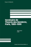 Seminaire de Theorie des Nombres, Paris 1989-1990 (eBook, PDF)