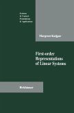 First-order Representations of Linear Systems (eBook, PDF)