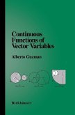 Continuous Functions of Vector Variables (eBook, PDF)