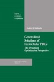 Generalized Solutions of First Order PDEs (eBook, PDF)