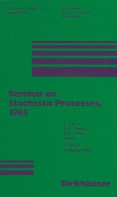 Cover Seminar on Stochastic Processes, 1985 (eBook, PDF)