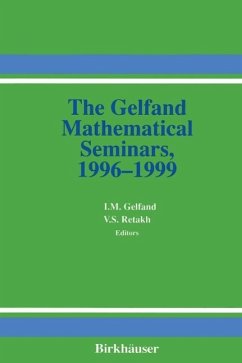 Cover The Gelfand Mathematical Seminars, 1996-1999 (eBook, PDF)
