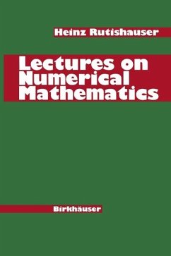 Lectures on Numerical Mathematics (eBook, PDF) - Rutishauser, H.