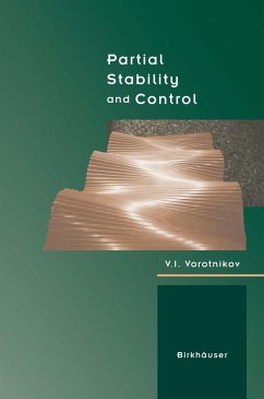 Cover Partial Stability and Control (eBook, PDF)
