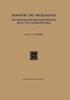 Romantik und Neuromantik (eBook, PDF) - Thomese, Ika A.