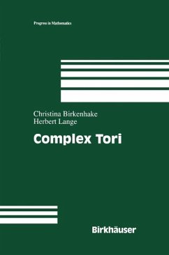 Complex Tori (eBook, PDF) - Lange, Herbert; Birkenhake, Christina