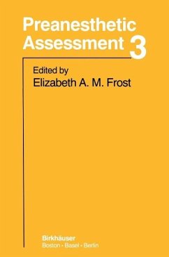 Preanesthetic Assessment 3 (eBook, PDF) - Frost, E.