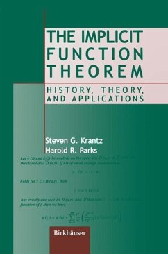The Implicit Function Theorem (eBook, PDF) - Krantz, Steven G.; Parks, Harold R.
