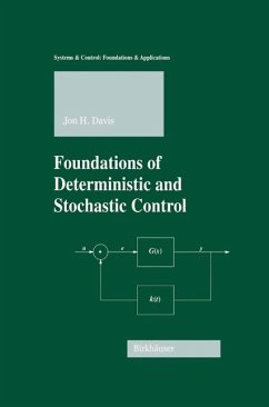 Foundations of Deterministic and Stochastic Control (eBook, PDF) - Davis, Jon H.