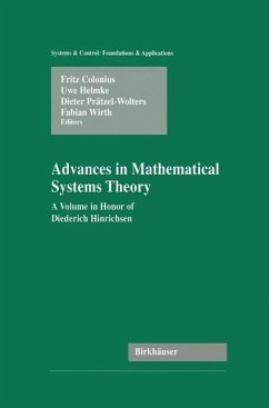 Advances in Mathematical Systems Theory (eBook, PDF)
