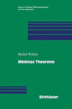 Minimax Theorems (eBook, PDF) - Willem, Michel