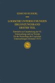 Logische Untersuchungen Ergänzungsband Erster Teil (eBook, PDF)