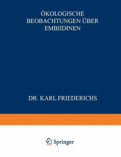 Cover Ökologische Beobachtungen über Embiidinen (eBook, PDF)