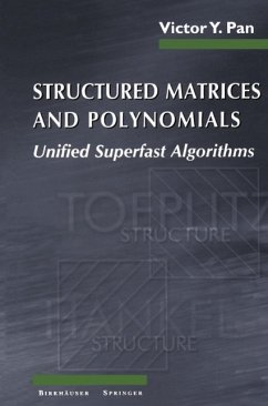 Structured Matrices and Polynomials (eBook, PDF) - Pan, Victor Y.