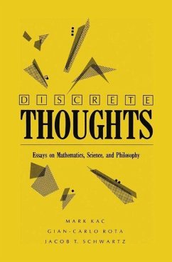 Discrete Thoughts (eBook, PDF) - Kac; Rota; Schwartz